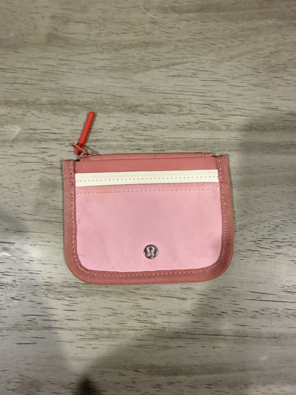 lululemon athletica Pink and Coral Card & Key Holder